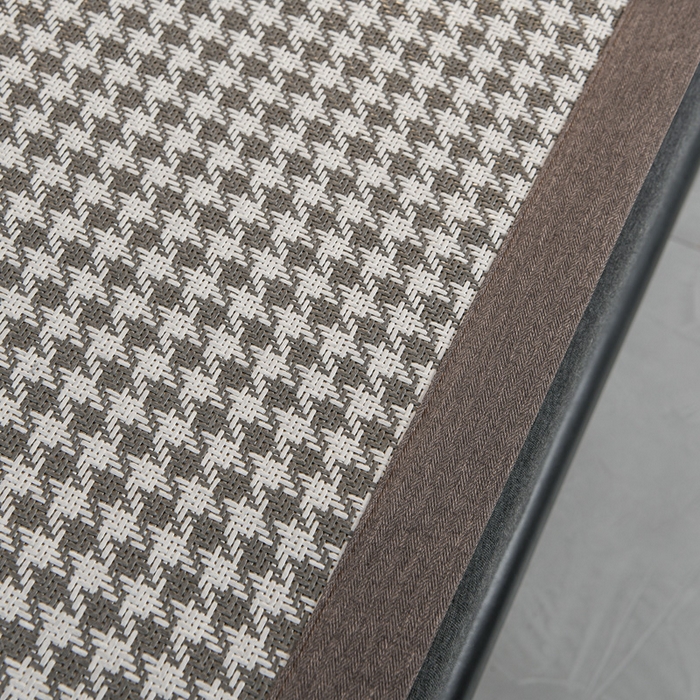 91家纺网 家纺一手货源 找家纺 苏迪网销供货 2026年新款凉席全包双面藤席反面冰丝席 千鸟格-灰