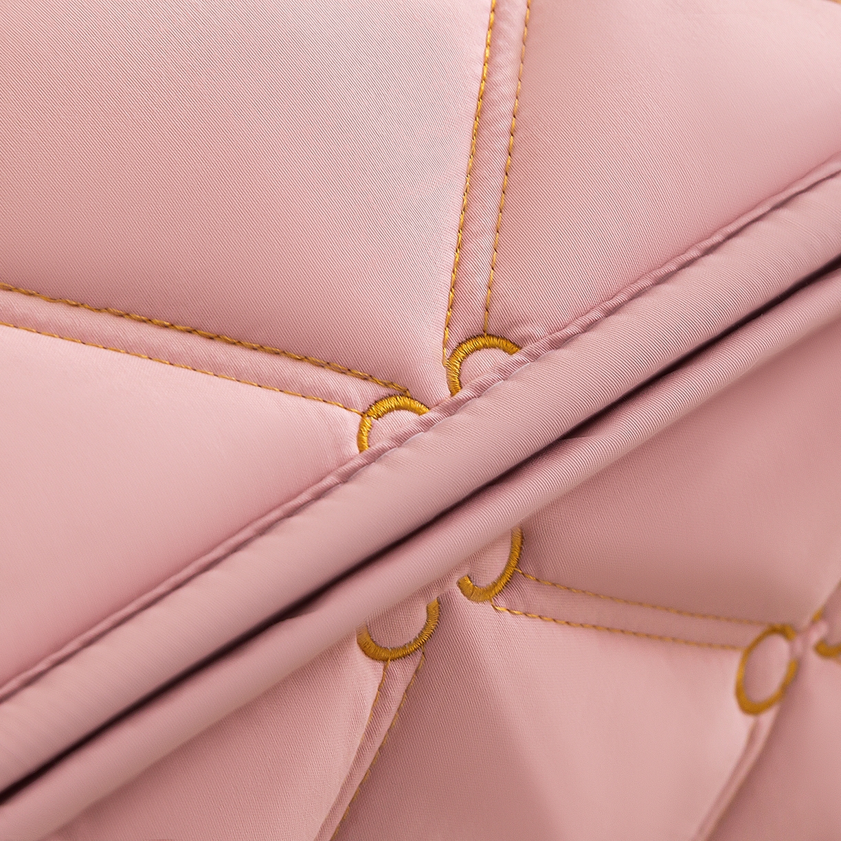 91家纺网 家纺一手货源 找家纺 云木里 2026新款绣花磨毛水洗棉六面全包床笠床垫保护套拉链床笠 床笠单件 刺绣款-浅豆沙-五面夹棉