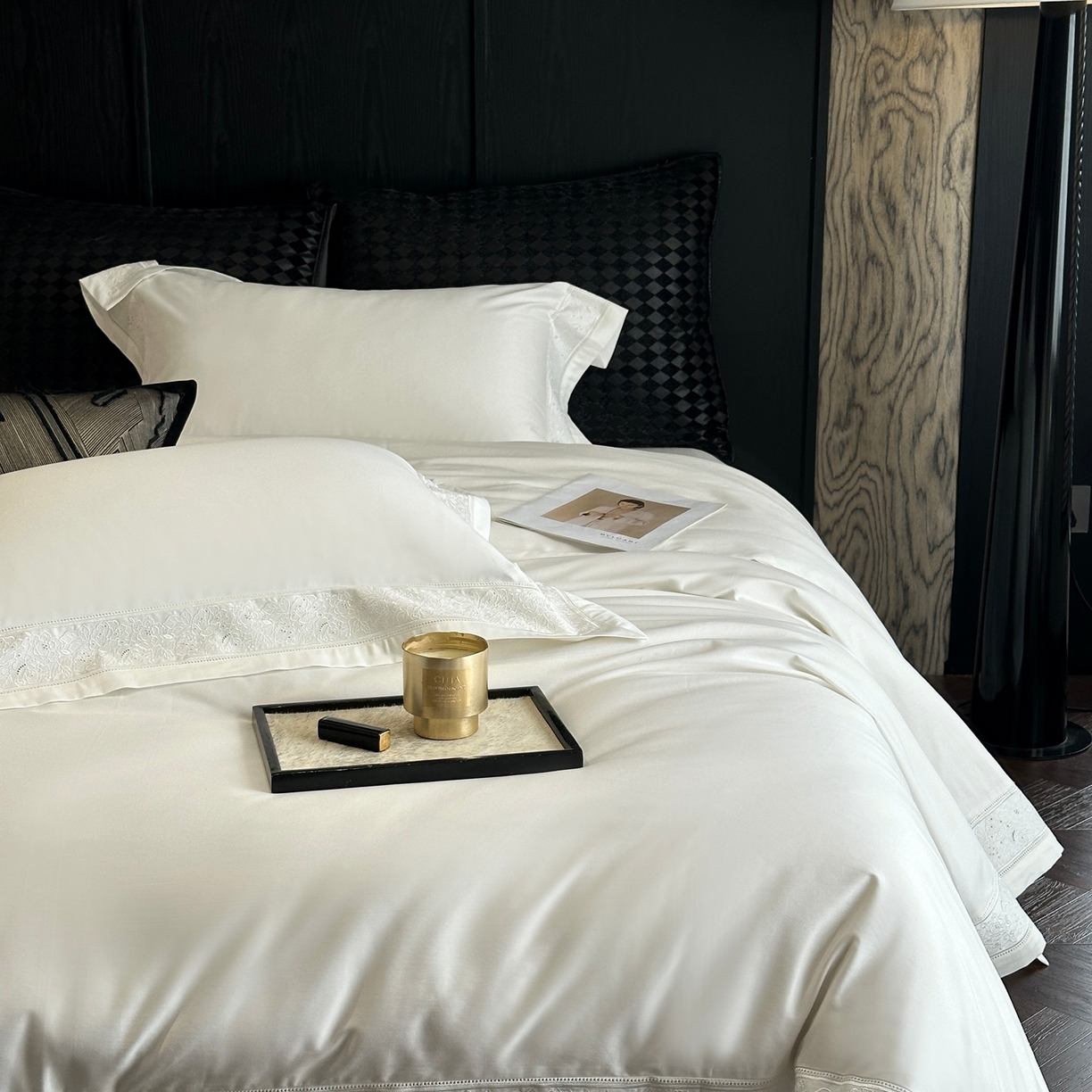 91家纺网 家纺一手货源 找家纺 （总）时亿家居 2026新款100s长绒棉全棉纯棉四件套-奥斯丁