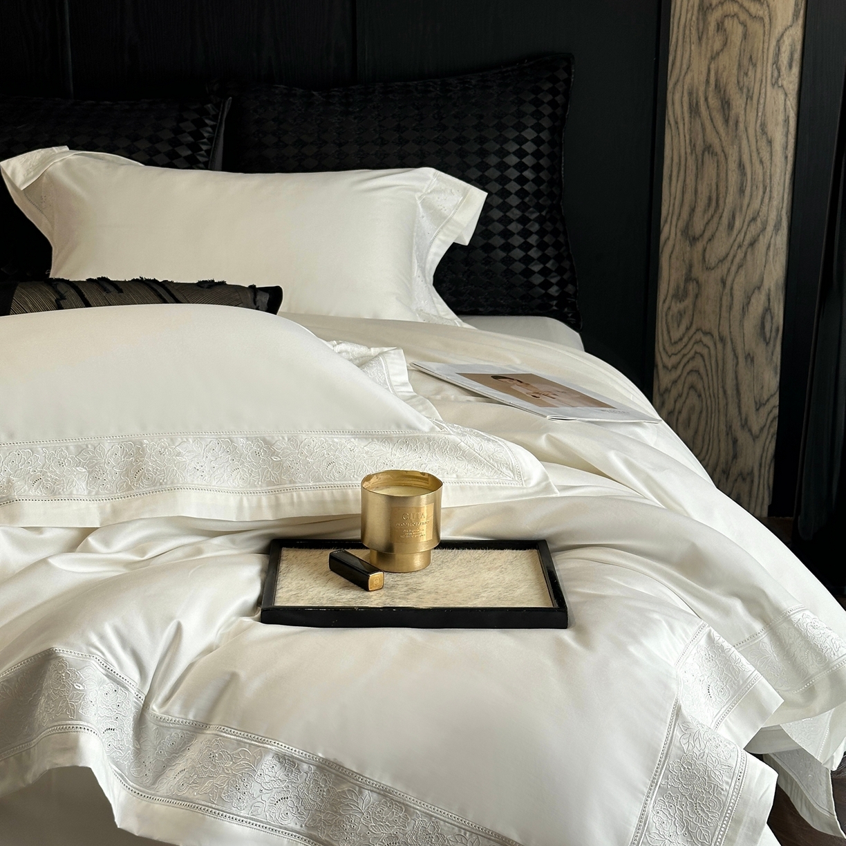 91家纺网 家纺一手货源 找家纺 （总）时亿家居 2026新款100s长绒棉全棉纯棉四件套-奥斯丁