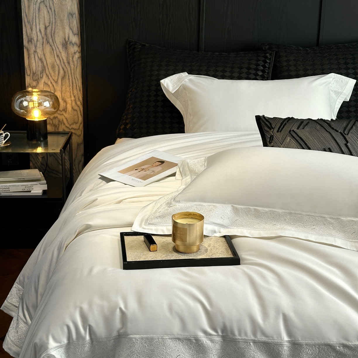 91家纺网 家纺一手货源 找家纺 （总）时亿家居 2026新款100s长绒棉全棉纯棉四件套-奥斯丁