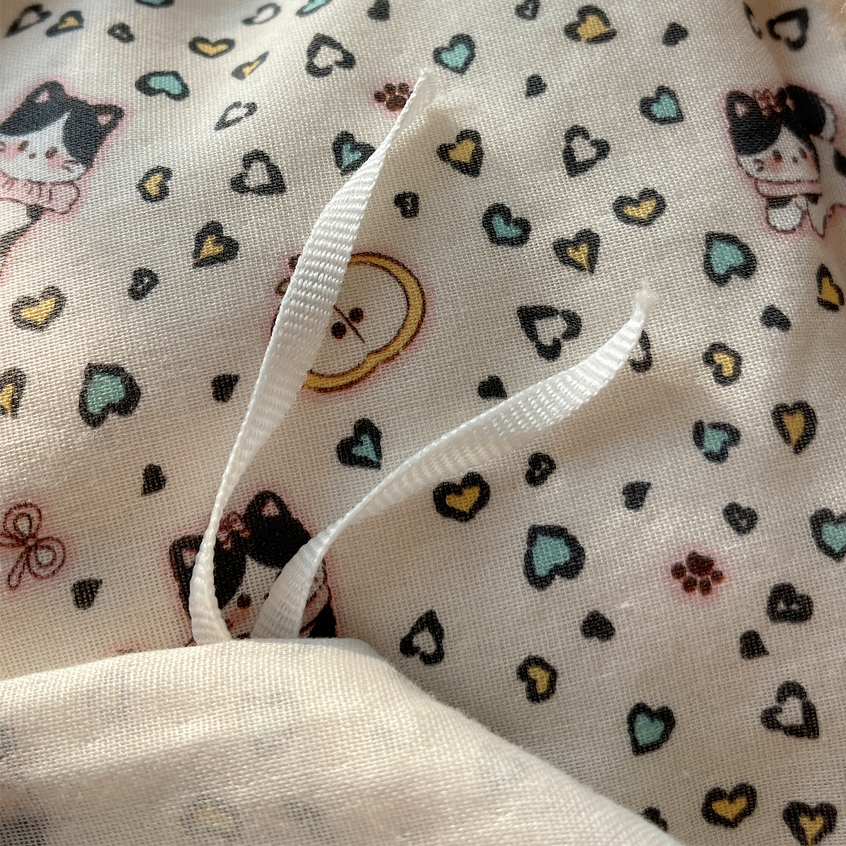 91家纺网 家纺一手货源 找家纺 （总）萝莉家纺 2026新款全棉双层纱四件套