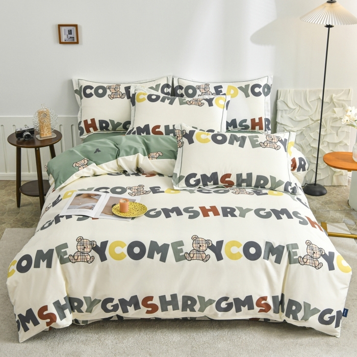 91家纺网 家纺一手货源 找家纺 （总）磨毛世家家纺 2026新款铂金凯丽13376全棉四件套