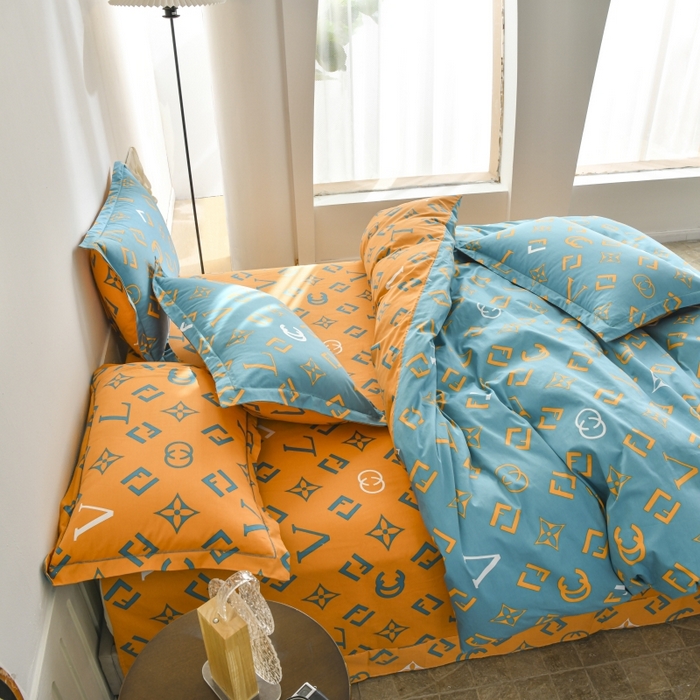 91家纺网 家纺一手货源 找家纺 磨毛世家家纺 206新款铂金凯丽全棉四件套 大咖秀-兰