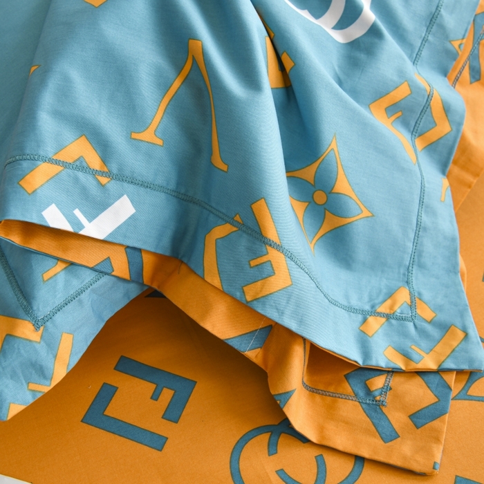 91家纺网 家纺一手货源 找家纺 磨毛世家家纺 206新款铂金凯丽全棉四件套 大咖秀-兰