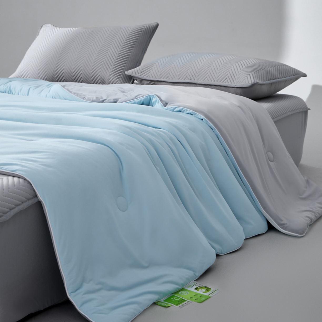 91家纺网 家纺一手货源 找家纺 （总）绒城 2026新款冰爽系列-凉感丝夏被四件套