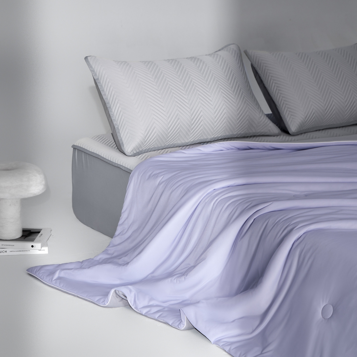 91家纺网 家纺一手货源 找家纺 （总）绒城 2026新款冰爽系列-凉感丝夏被四件套