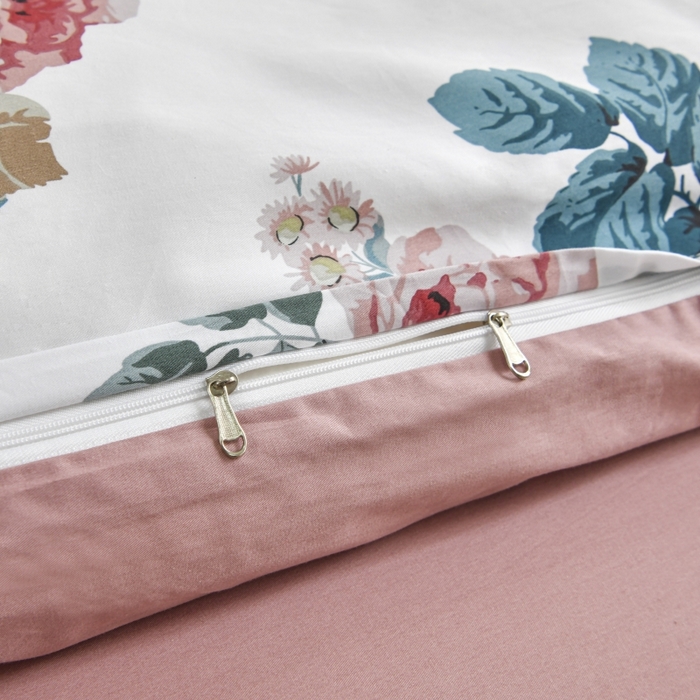 91家纺网 家纺一手货源 找家纺 磨毛世家家纺 206新款铂金凯丽全棉四件套 赫莲娜b粉