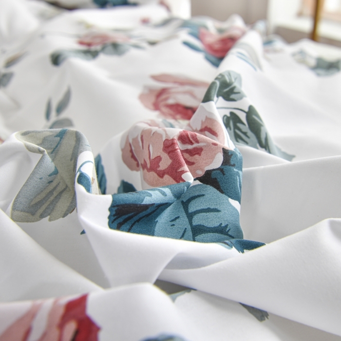 91家纺网 家纺一手货源 找家纺 磨毛世家家纺 206新款铂金凯丽全棉四件套 赫莲娜b粉