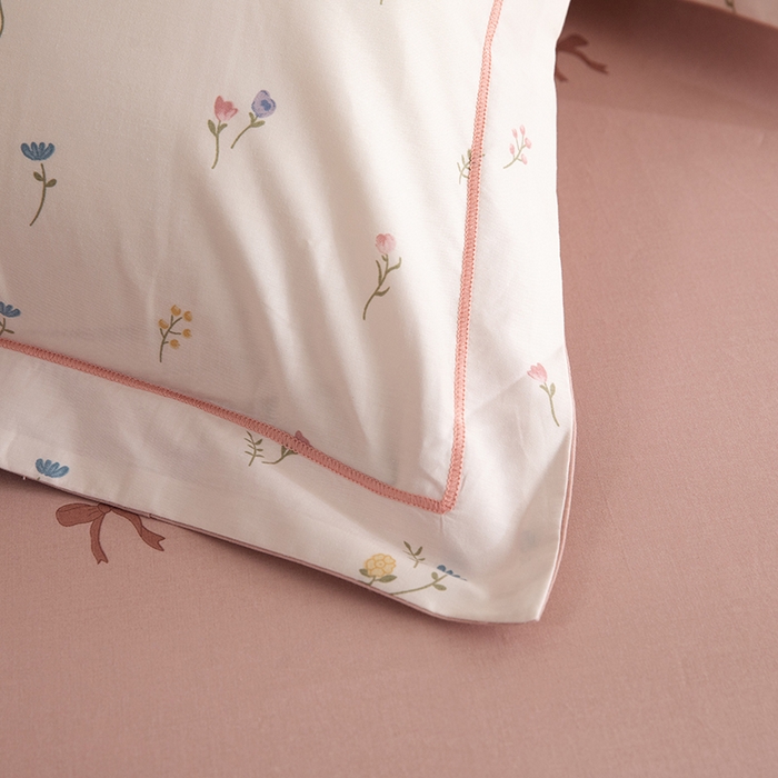 91家纺网 家纺一手货源 找家纺 磨毛世家家纺 206新款铂金凯丽全棉四件套 花季少女