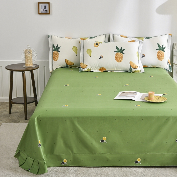 91家纺网 家纺一手货源 找家纺 磨毛世家家纺 206新款铂金凯丽全棉四件套 粒夏