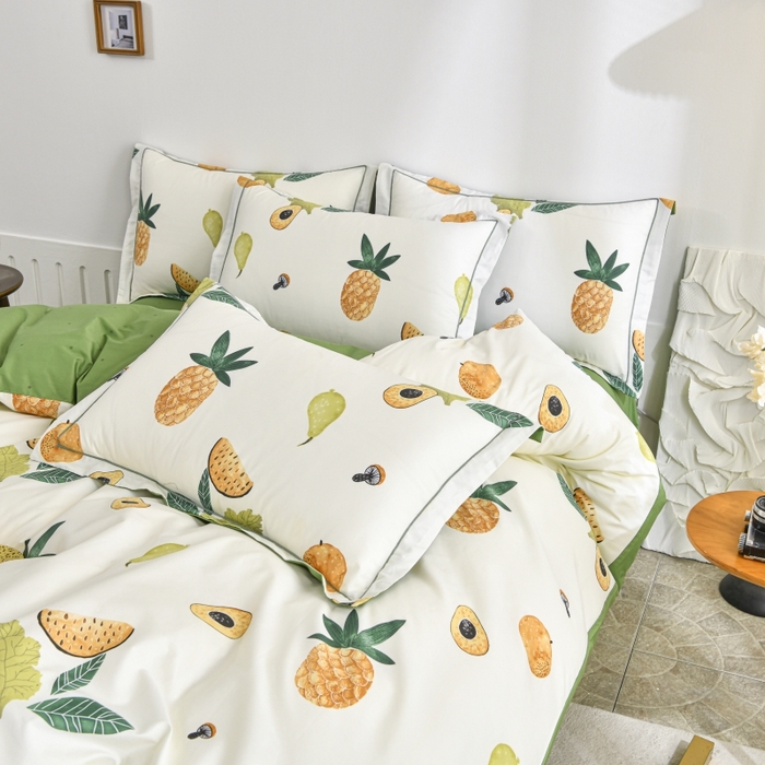 91家纺网 家纺一手货源 找家纺 磨毛世家家纺 206新款铂金凯丽全棉四件套 粒夏