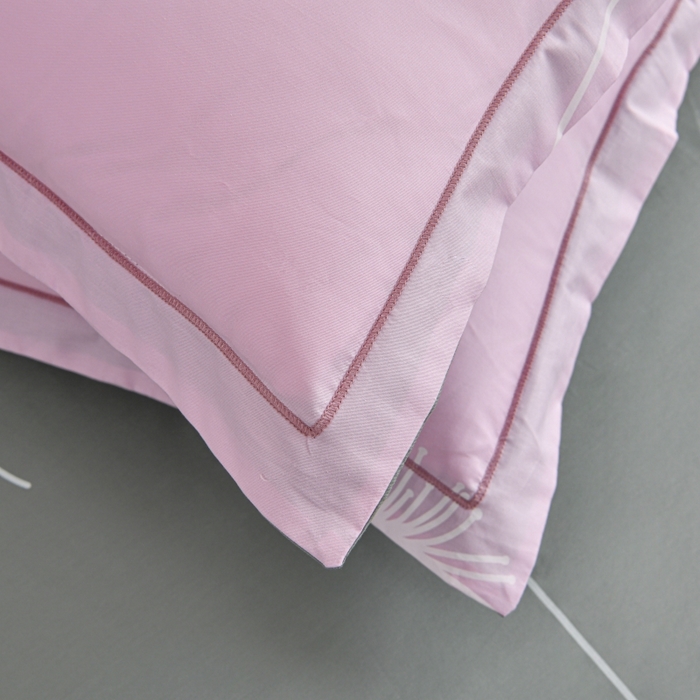 91家纺网 家纺一手货源 找家纺 磨毛世家家纺 206新款铂金凯丽全棉四件套 蒲公英之恋-粉