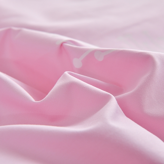 91家纺网 家纺一手货源 找家纺 磨毛世家家纺 206新款铂金凯丽全棉四件套 蒲公英之恋-粉