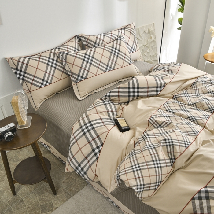 91家纺网 家纺一手货源 找家纺 磨毛世家家纺 206新款铂金凯丽全棉四件套 圣托里