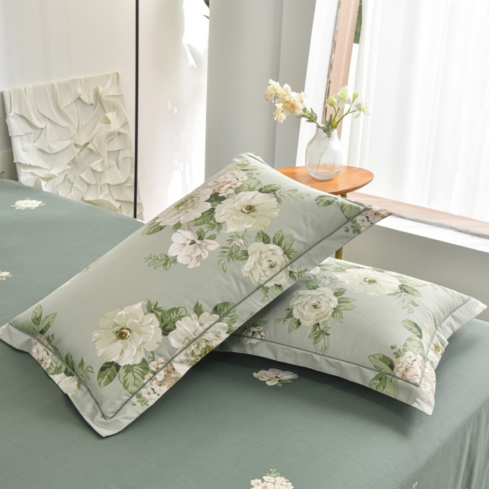 91家纺网 家纺一手货源 找家纺 磨毛世家家纺 206新款铂金凯丽全棉四件套 盛唐牡丹