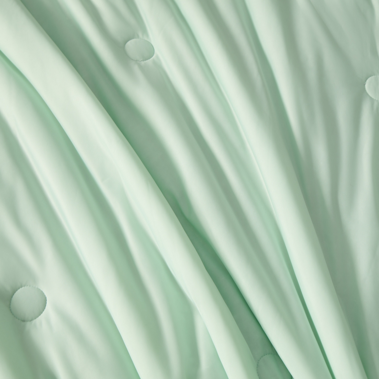 91家纺网 家纺一手货源 找家纺 绒城 2026新款冰爽系列-凉感丝夏被四件套 豆绿