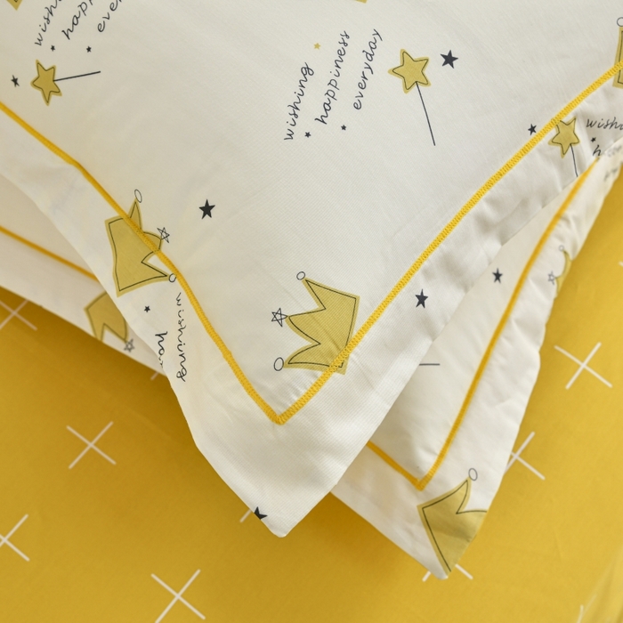 91家纺网 家纺一手货源 找家纺 磨毛世家家纺 206新款铂金凯丽全棉四件套 小王子