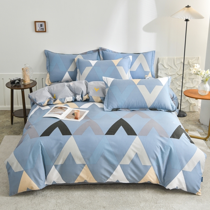 磨毛世家家纺 206新款铂金凯丽全棉四件套 新都时尚