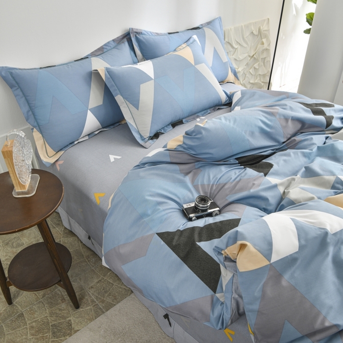 91家纺网 家纺一手货源 找家纺 磨毛世家家纺 206新款铂金凯丽全棉四件套 新都时尚