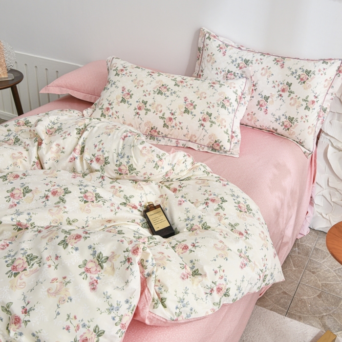 91家纺网 家纺一手货源 找家纺 磨毛世家家纺 206新款铂金凯丽全棉四件套 雅柔