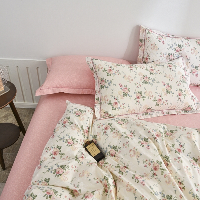 91家纺网 家纺一手货源 找家纺 磨毛世家家纺 206新款铂金凯丽全棉四件套 雅柔