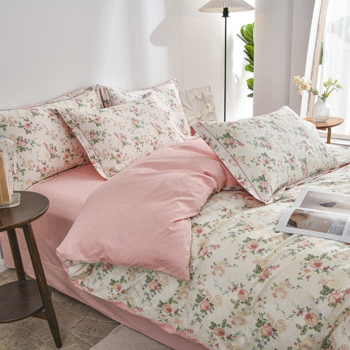 91家纺网 家纺一手货源 找家纺 磨毛世家家纺 206新款铂金凯丽全棉四件套 雅柔