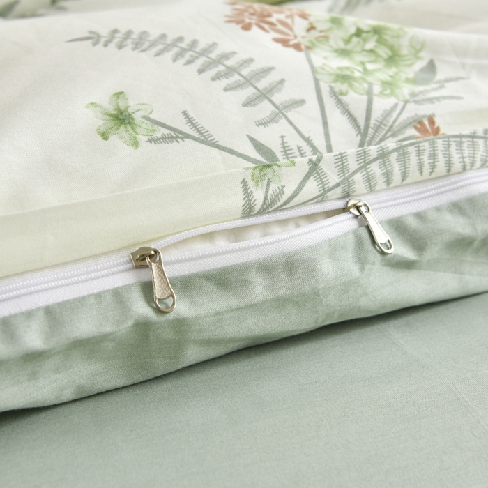 91家纺网 家纺一手货源 找家纺 磨毛世家家纺 206新款铂金凯丽全棉四件套 一汪春水-绿