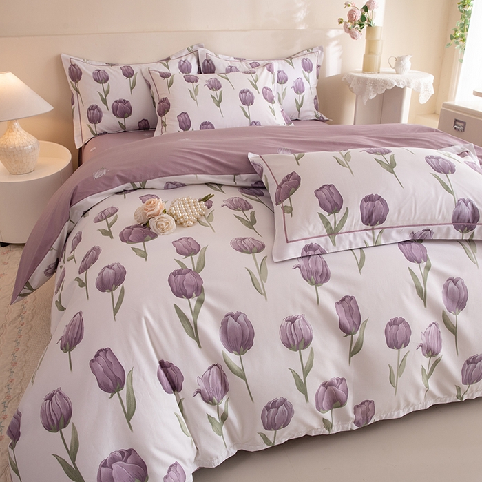 91家纺网 家纺一手货源 找家纺 磨毛世家家纺 206新款铂金凯丽全棉四件套 郁见未来