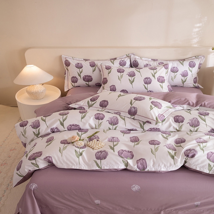 91家纺网 家纺一手货源 找家纺 磨毛世家家纺 206新款铂金凯丽全棉四件套 郁见未来