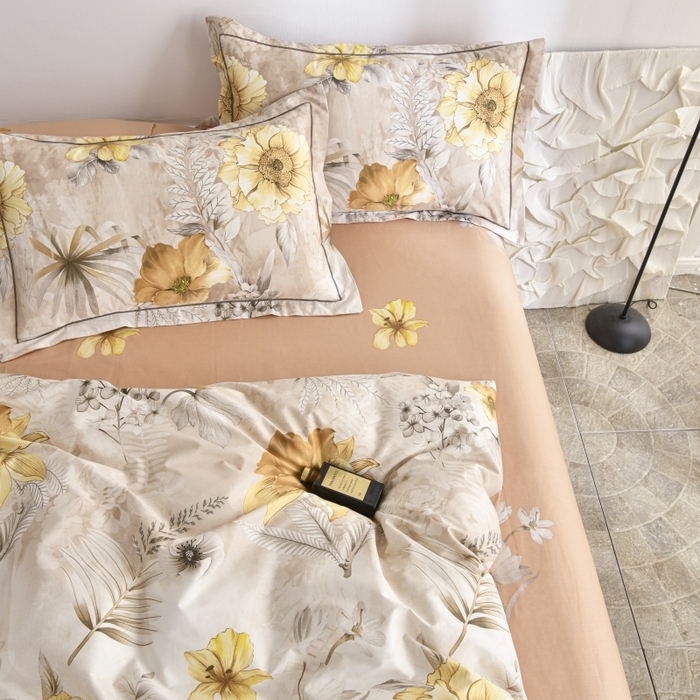 91家纺网 家纺一手货源 找家纺 磨毛世家家纺 206新款铂金凯丽全棉四件套 众里嫣然