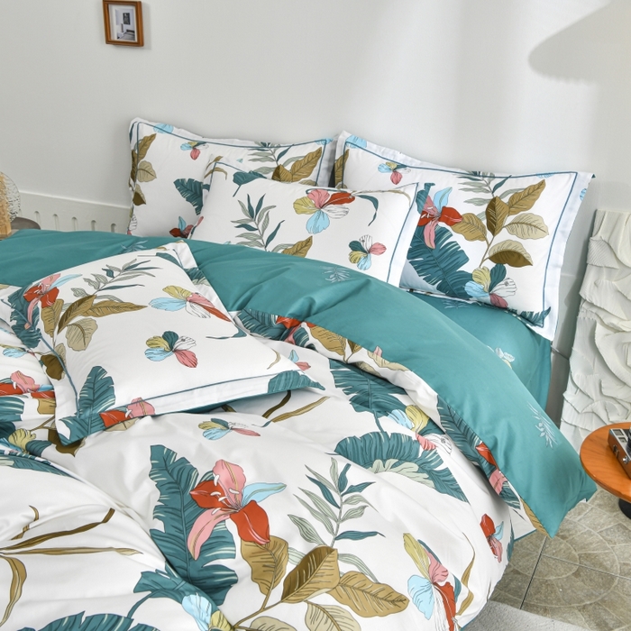 91家纺网 家纺一手货源 找家纺 磨毛世家家纺 206新款铂金凯丽全棉四件套 转角遇见爱