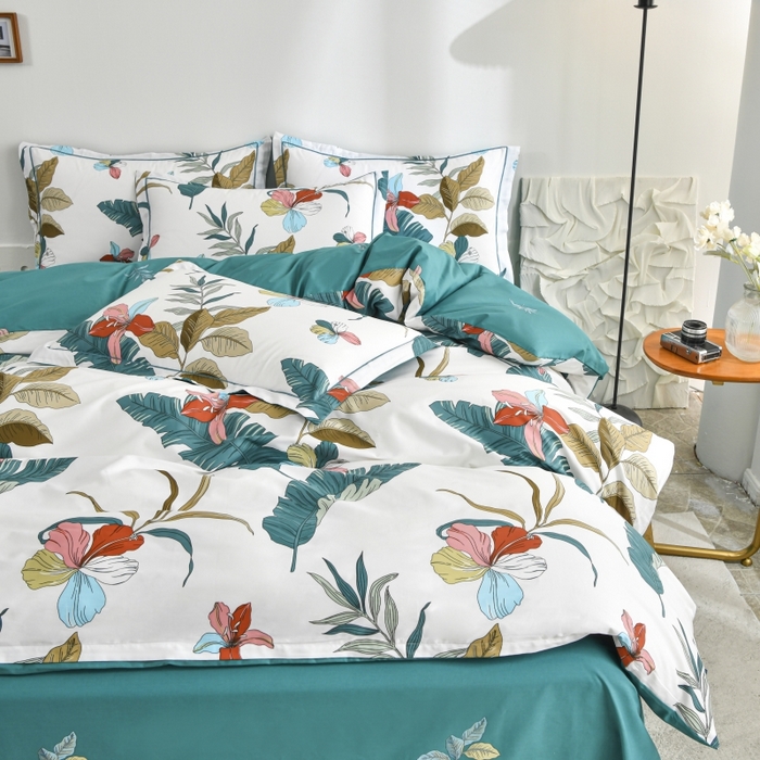 91家纺网 家纺一手货源 找家纺 磨毛世家家纺 206新款铂金凯丽全棉四件套 转角遇见爱