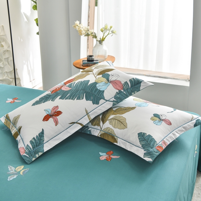 91家纺网 家纺一手货源 找家纺 磨毛世家家纺 206新款铂金凯丽全棉四件套 转角遇见爱