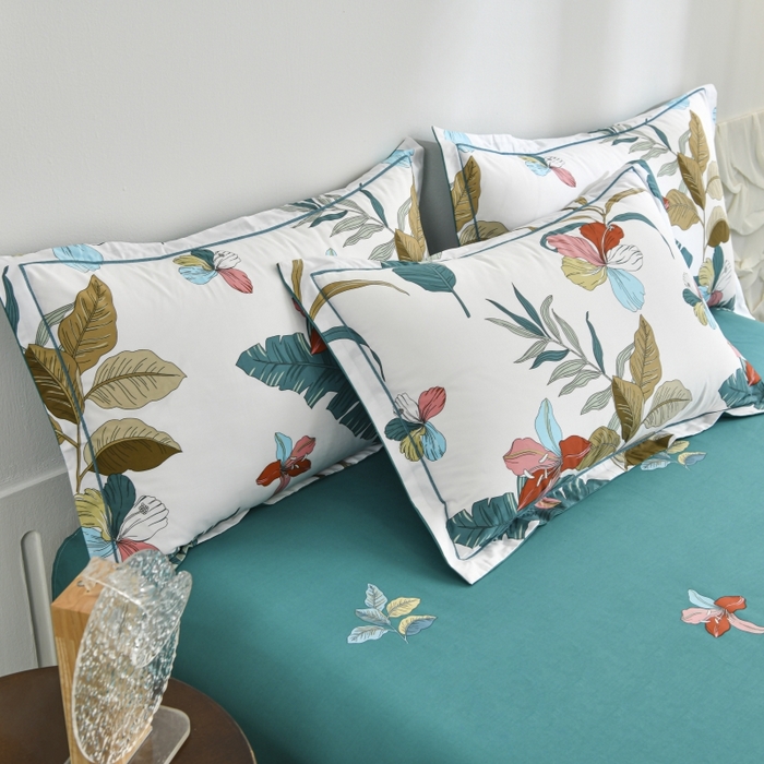 91家纺网 家纺一手货源 找家纺 磨毛世家家纺 206新款铂金凯丽全棉四件套 转角遇见爱