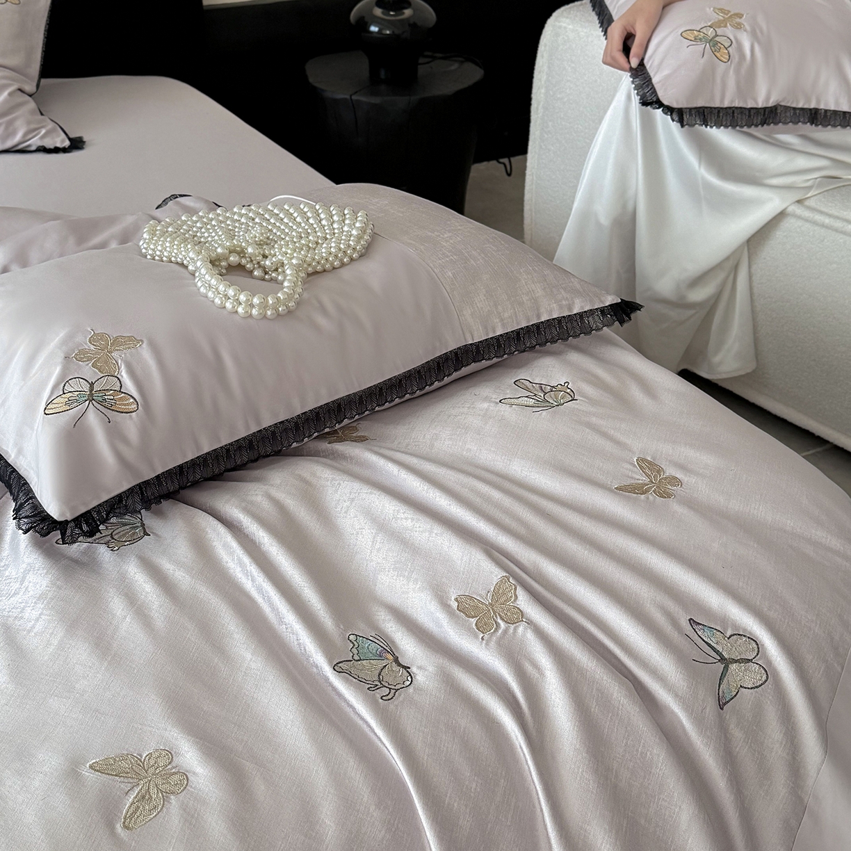 91家纺网 家纺一手货源 找家纺 MIU缪家居 2026新款100支全棉四件套-赫妍 赫妍 烟紫