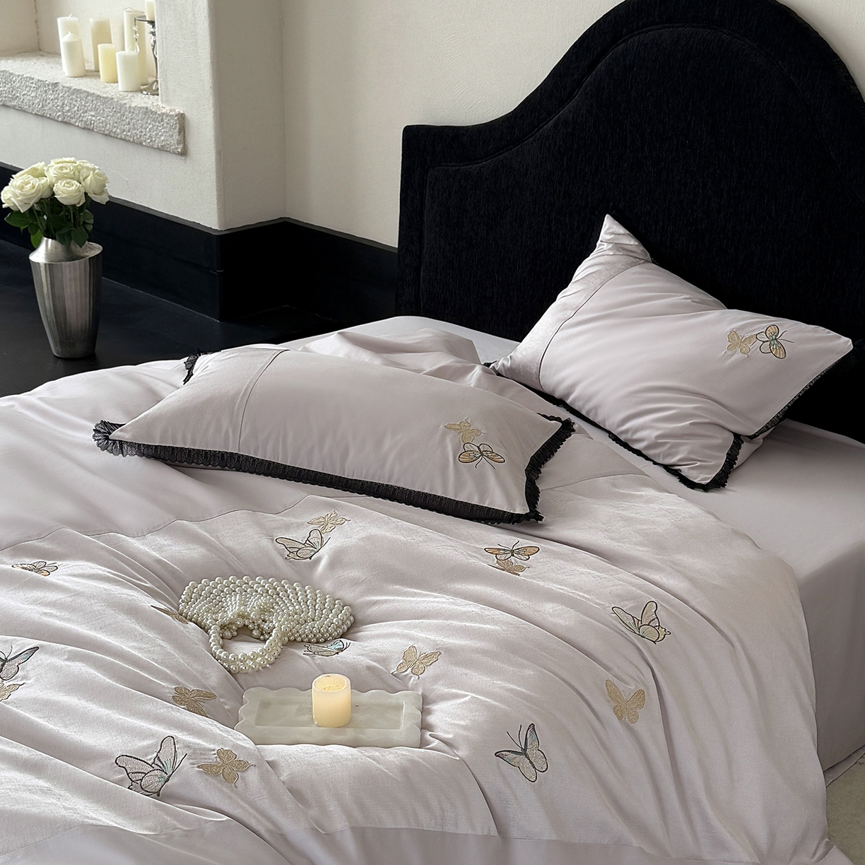 91家纺网 家纺一手货源 找家纺 MIU缪家居 2026新款100支全棉四件套-赫妍 赫妍 烟紫