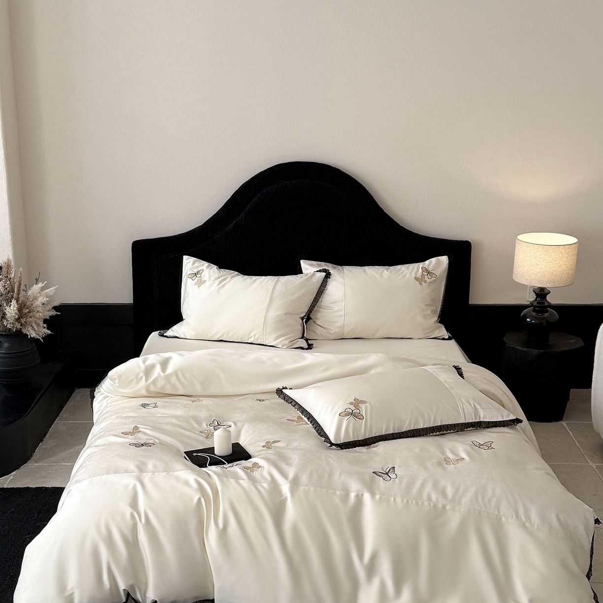 91家纺网 家纺一手货源 找家纺 MIU缪家居 2026新款100支全棉四件套-赫妍 赫妍 月白