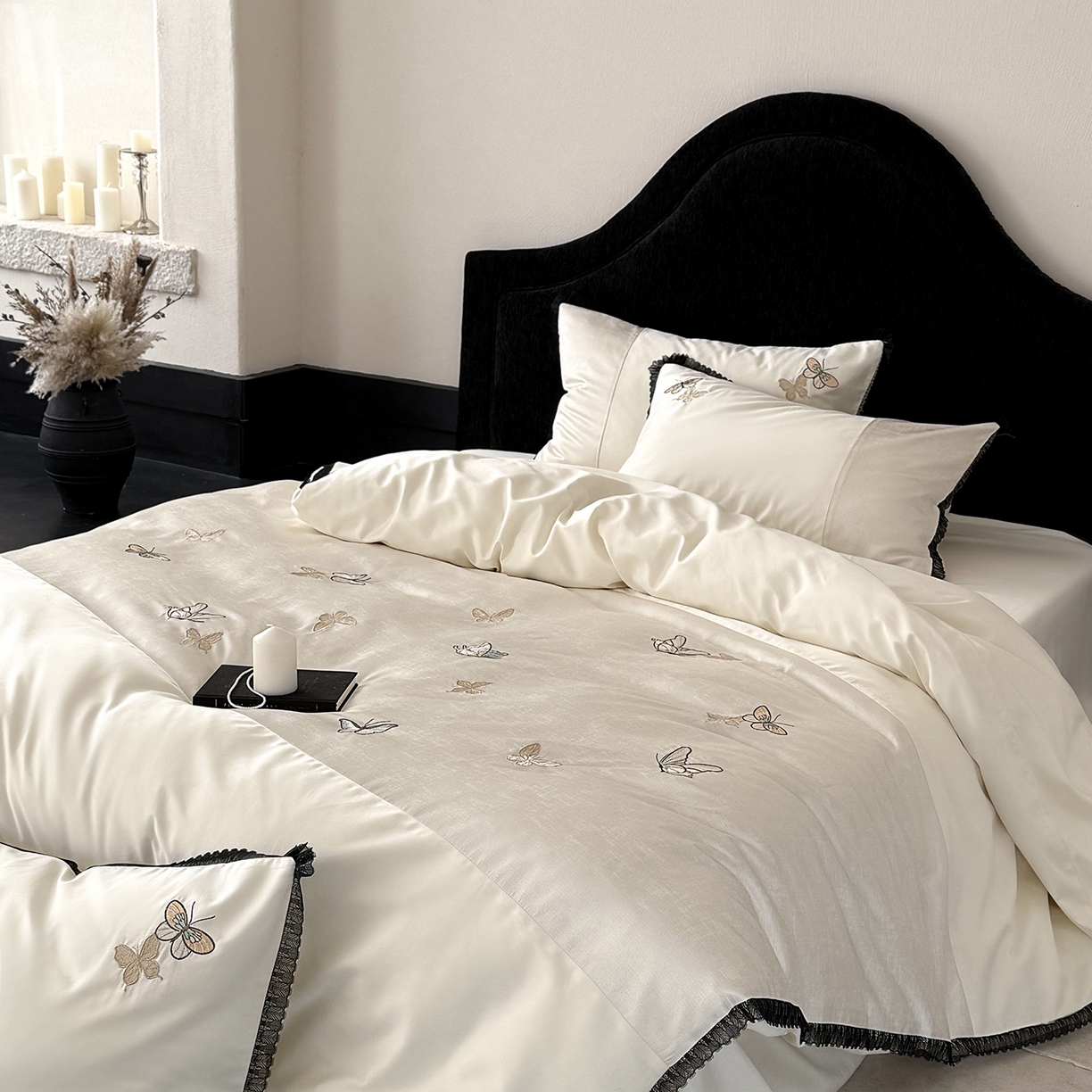 91家纺网 家纺一手货源 找家纺 MIU缪家居 2026新款100支全棉四件套-赫妍 赫妍 月白