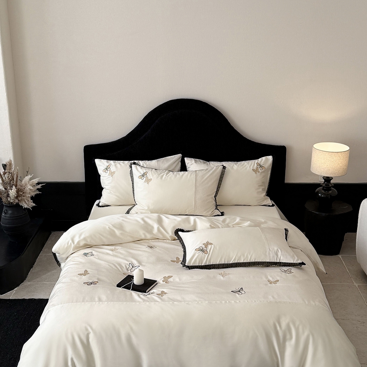 91家纺网 家纺一手货源 找家纺 MIU缪家居 2026新款100支全棉四件套-赫妍 赫妍 月白