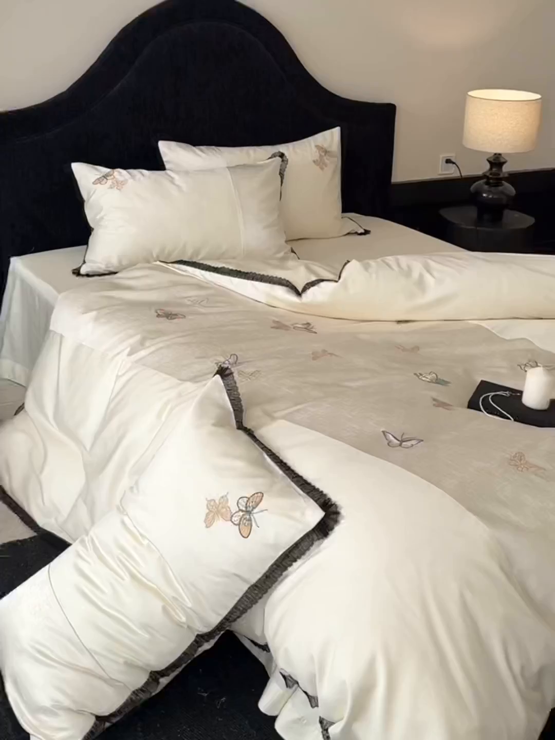 91家纺网 家纺一手货源 找家纺 MIU缪家居 2026新款100支全棉四件套-赫妍 赫妍 月白