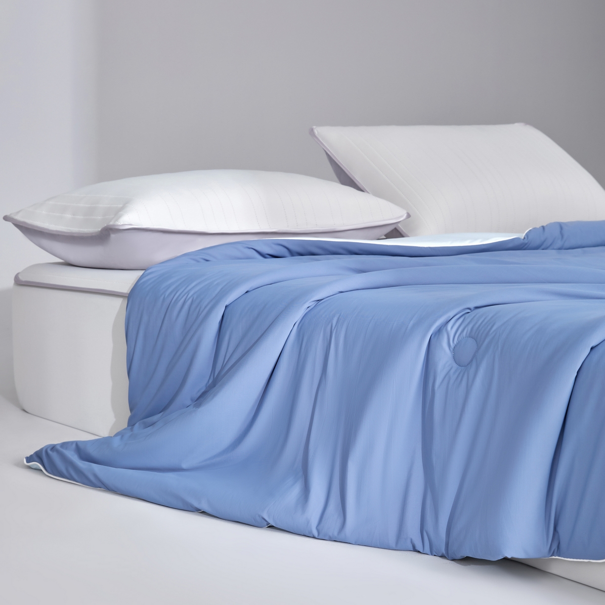 91家纺网 家纺一手货源 找家纺 （总）绒城  2026 真凉感 真锦氨 锦氨凉感夏被四件套 锦纶凉感丝夏凉被 - 冰皮系列