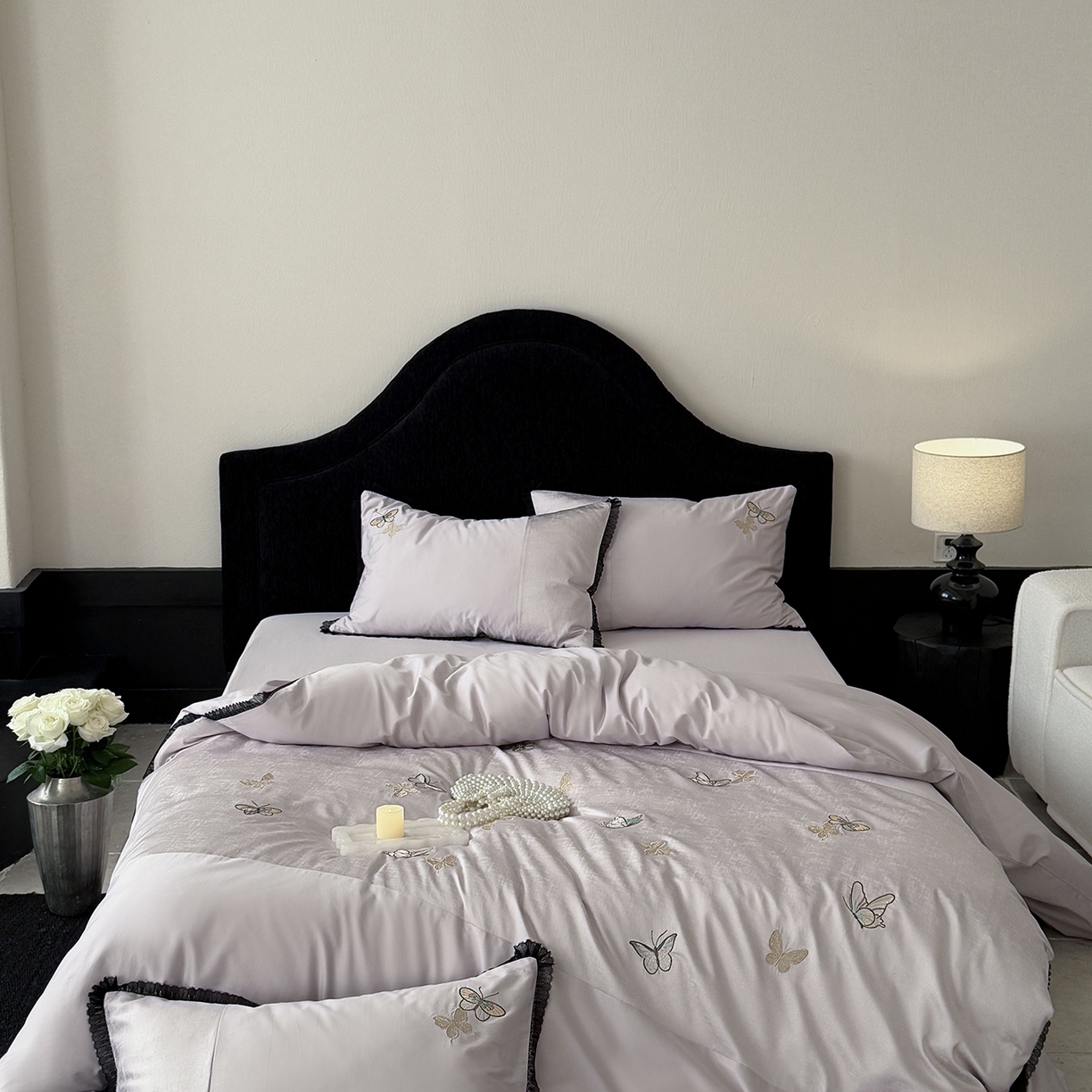 91家纺网 家纺一手货源 找家纺 MIU缪家居 2026新款100支全棉四件套-赫妍 赫妍 烟紫