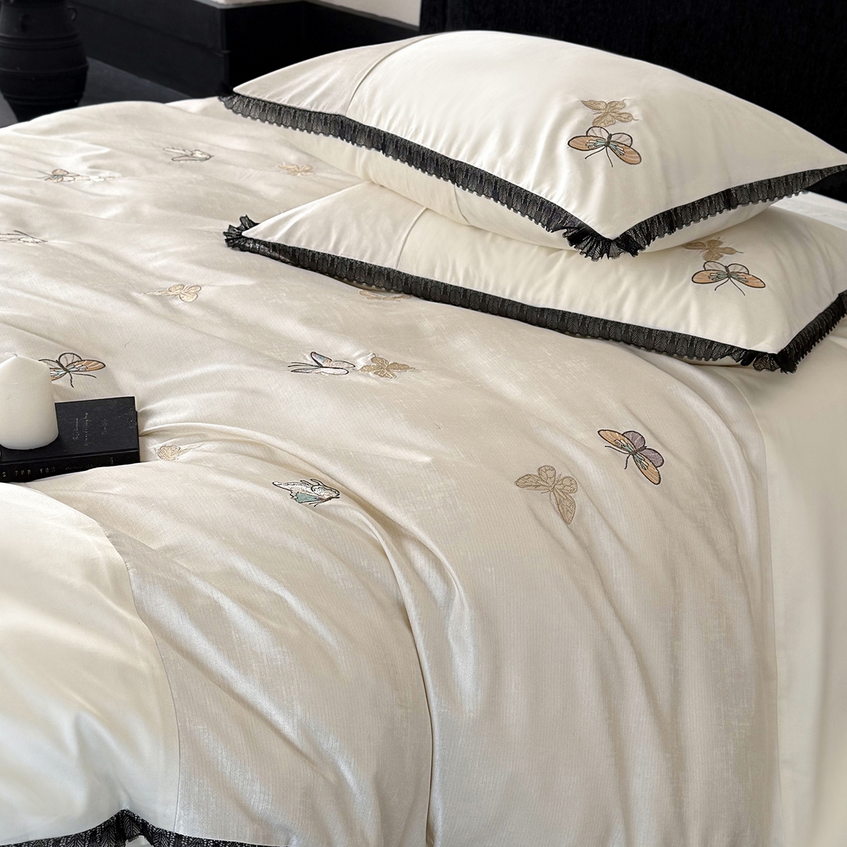 91家纺网 家纺一手货源 找家纺 MIU缪家居 2026新款100支全棉四件套-赫妍 赫妍 月白