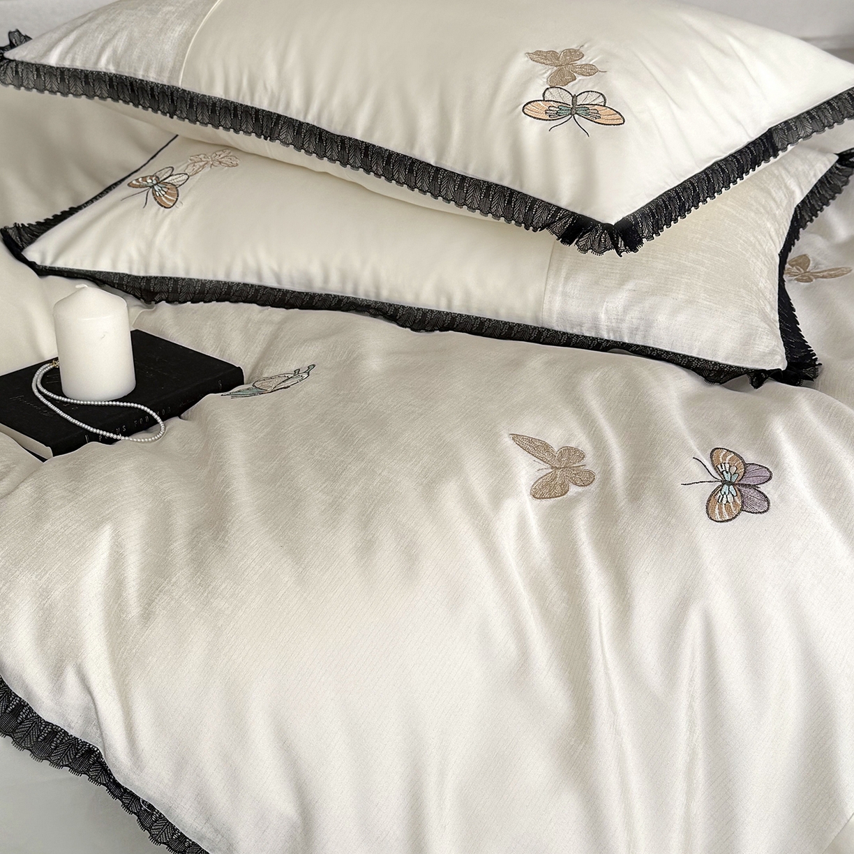 91家纺网 家纺一手货源 找家纺 MIU缪家居 2026新款100支全棉四件套-赫妍 赫妍 月白