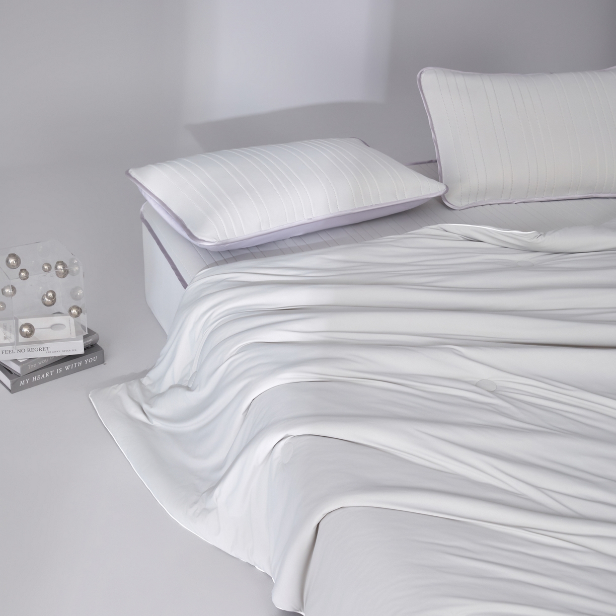 91家纺网 家纺一手货源 找家纺 （总）绒城  2026 真凉感 真锦氨 锦氨凉感夏被四件套 锦纶凉感丝夏凉被 - 冰皮系列