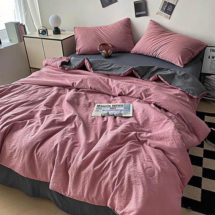 91家纺网 家纺一手货源 找家纺 （总）益多眠 2026新款A类云柔水洗棉夏被夏凉被空调被四件套