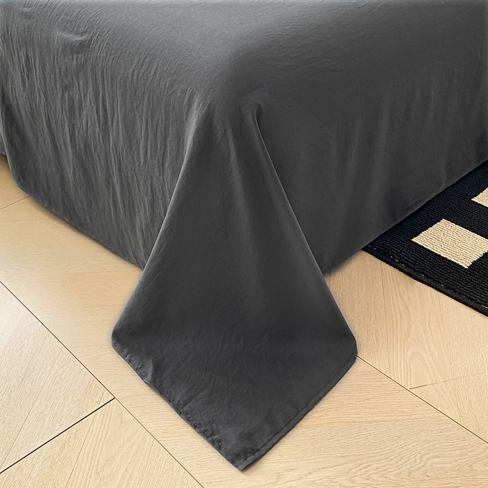 91家纺网 家纺一手货源 找家纺 益多眠 2026新款A类云柔水洗棉夏被夏凉被空调被四件套 奶茶+深灰