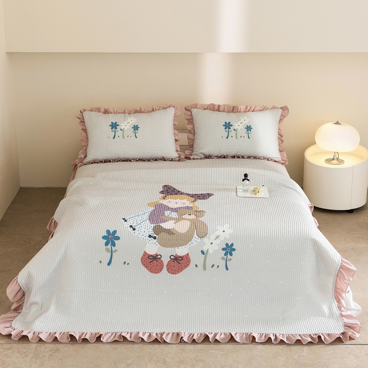 91家纺网 家纺一手货源 找家纺 （总）立奥被业 2026新品古法水洗棉夏被仿棉大版床盖防棉大版夏被