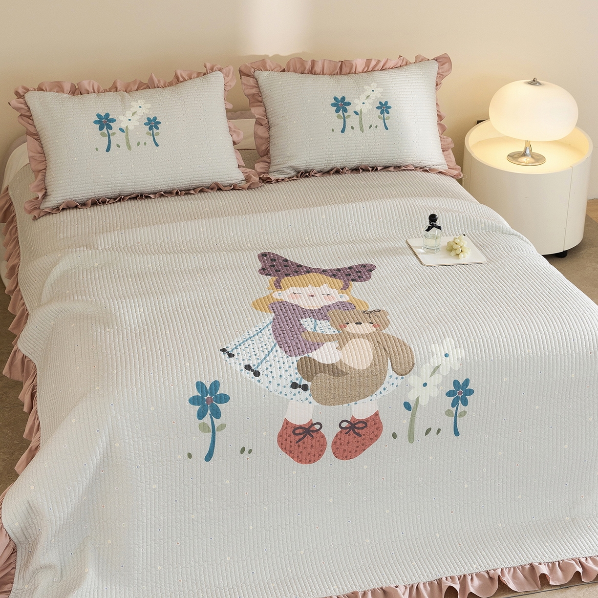 91家纺网 家纺一手货源 找家纺 （总）立奥被业 2026新品古法水洗棉夏被仿棉大版床盖防棉大版夏被